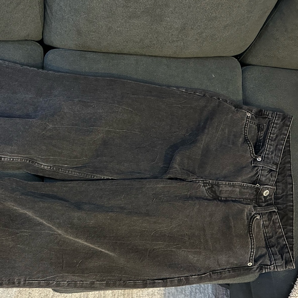 Denim black jeans